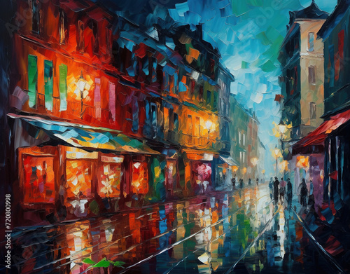 Fototapeta Naklejka Na Ścianę i Meble -  street in the town