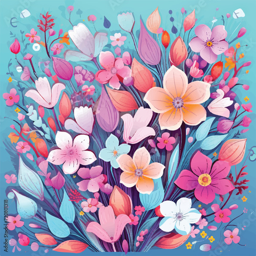 abstract floral background