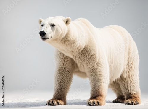 Bear in White Setting