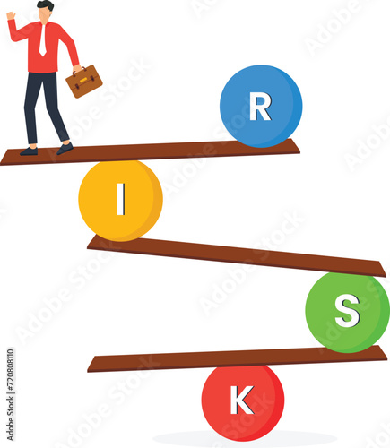 Risk management, control or assess to lose money in investing, Process or preparation for safety or secure earning and loss concept,

