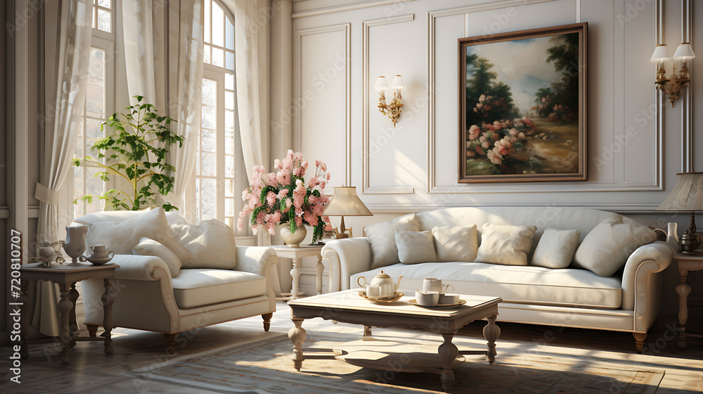 classic style interior design living room realistis classic style interior design living room realistis