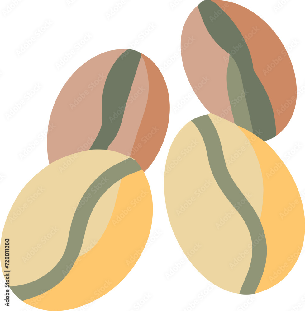 Obraz premium coffee beans, icon