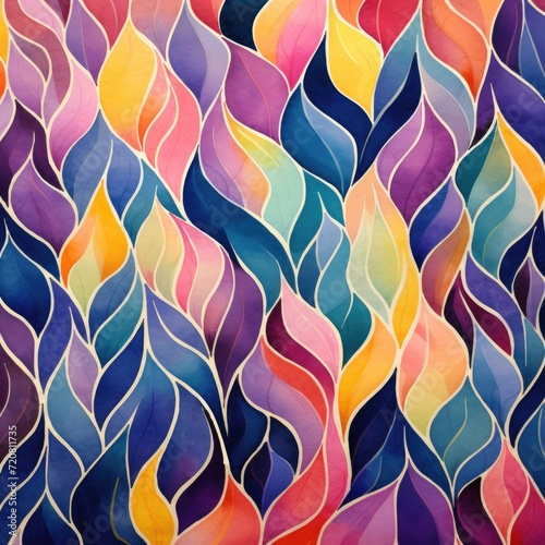 Abstract watercolor patterns