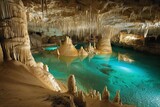 Enigmatic cavern tours with stalactite formations and underground lakes