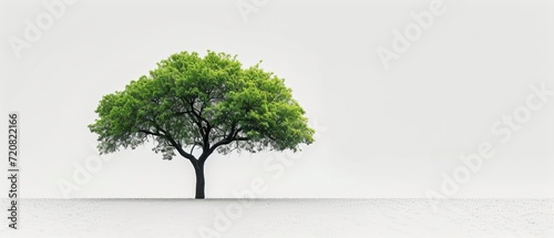 Full view photo image coconut tree on a white background
