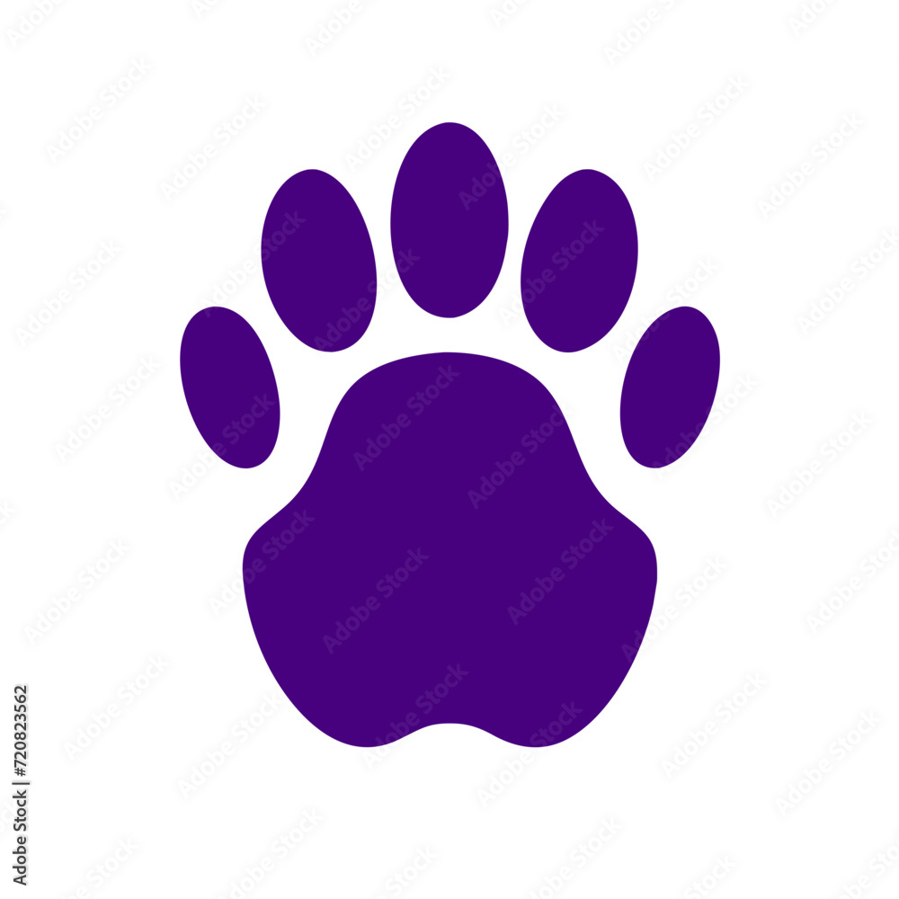 Naklejka premium paw