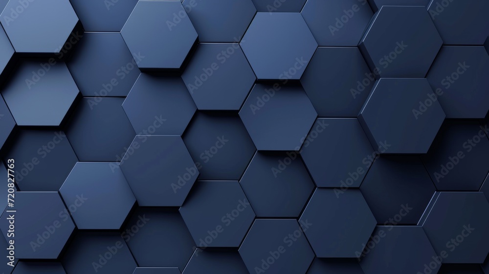 Graphic background, gradient pattern of royal blue to deep navy, using simple hexagon shapes to convey modern sophistication. Graphic background, gradient pattern of royal blue to deep navy, using simple hexagon shapes to convey modern sophistication.