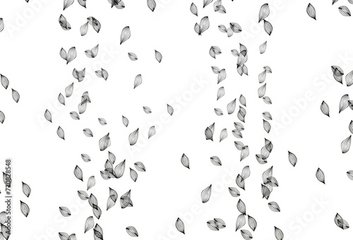 Light Black vector hand painted template.
