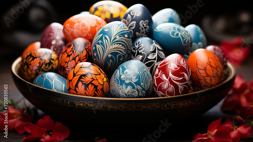 Traditional Easter Egg Dyeing Techniques photo
