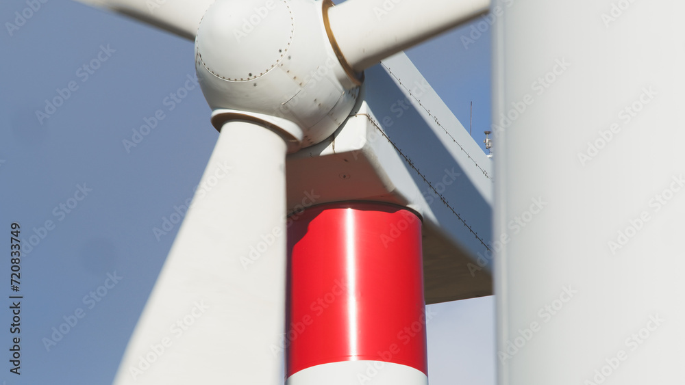 Detail of propeller in operation Detail of propeller in operation