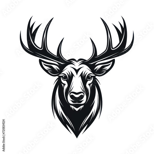Attractive Moose Logo Design AI Generated