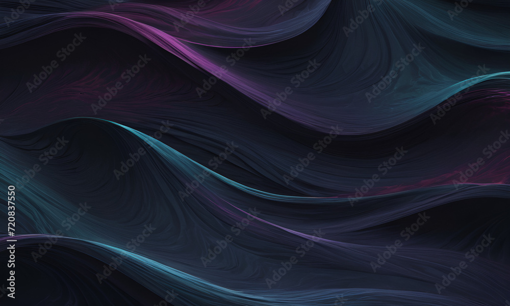 Dark abstract wallpaper background with flowing waves Dark abstract wallpaper background with flowing waves