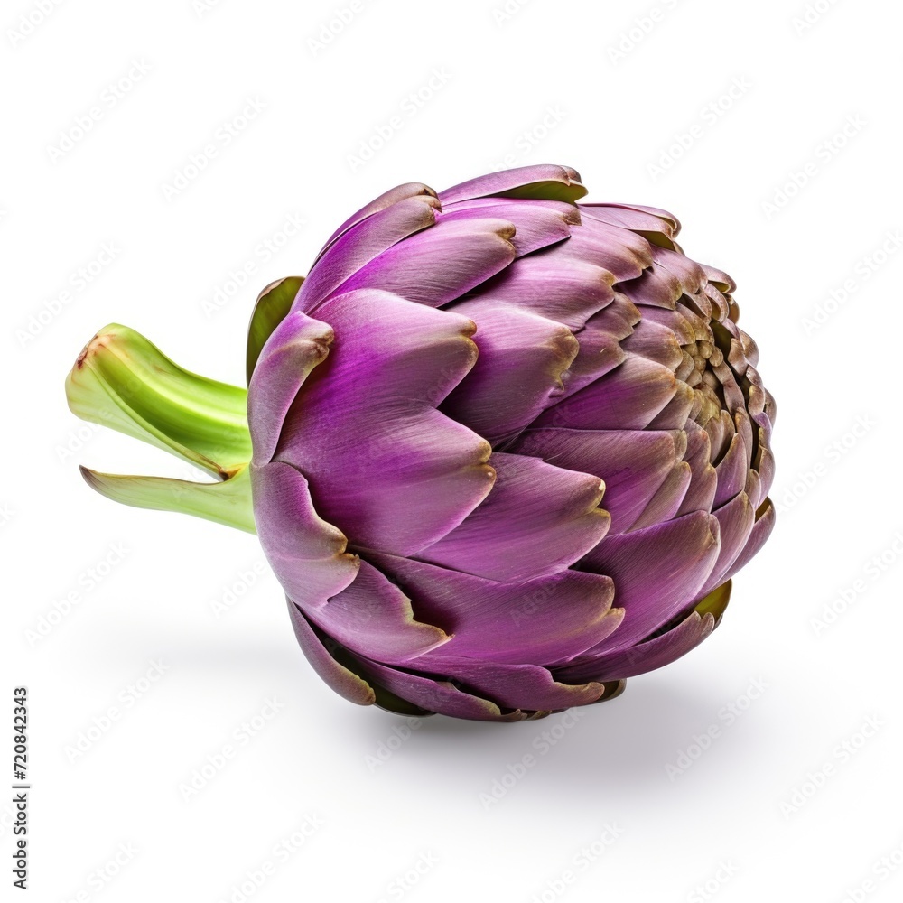 Fototapeta premium Artichoke isolated on a white background