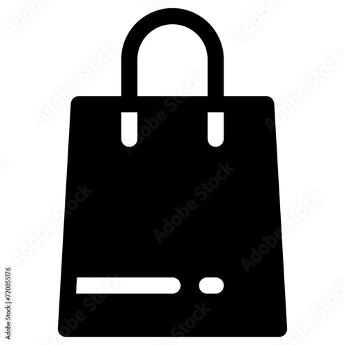 shopping bag  - Vector icon