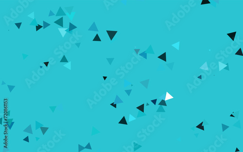 Light BLUE vector pattern in polygonal style. Decorative design in abstract style with triangles. Template for wallpapers.