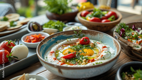 mezze and hummus 