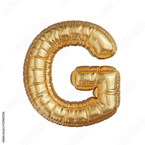 3D Balloon Inflated letter G
