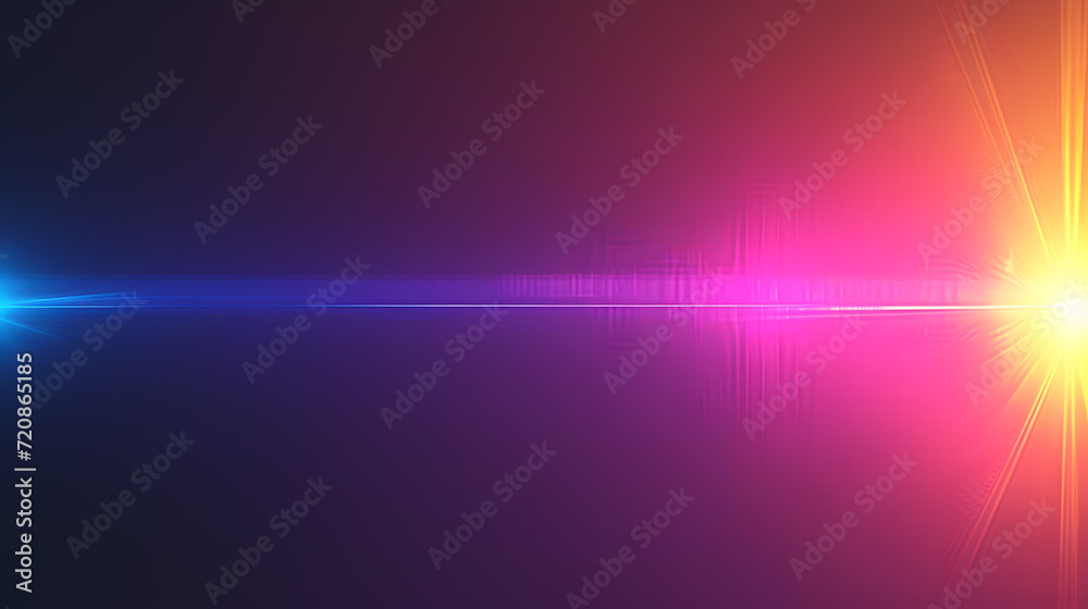 Obraz premium Colorful light, banner, power point presentation, space for text, wallpaper and background.