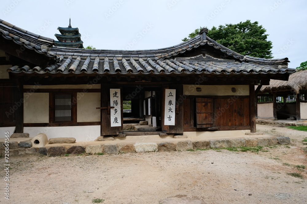 Korean Traditional Hanok Village House