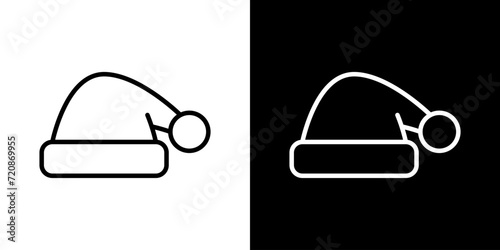 シンプルなサンタクロースアイコン