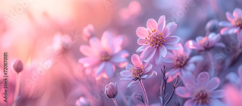 Breathtakingly Beautiful Flower Backgrounds: Nurturing Nature's Delicate Blossoms © AkuAku