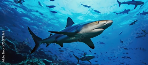 Sharks that are blue: pico photo