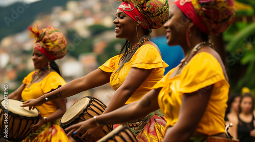 Exploration of Brazilian culture. Vibrant Brazilian traditions. Image showcases the essence of Brazil's rich cultural heritage, including music, dance, and diverse traditions.