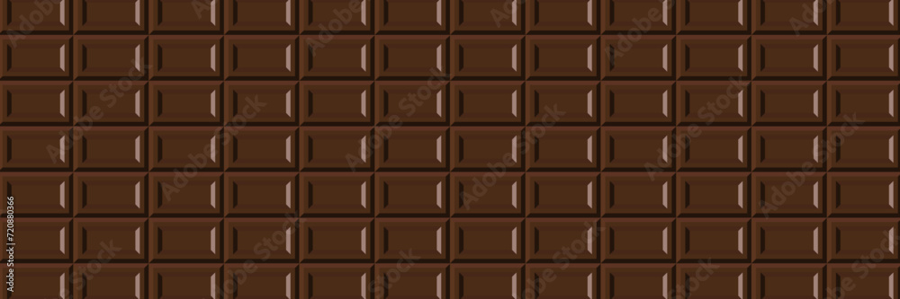 板チョコのバナー背景素材　2
