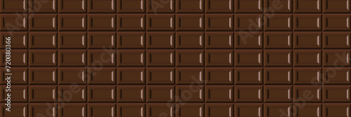 板チョコのバナー背景素材　2