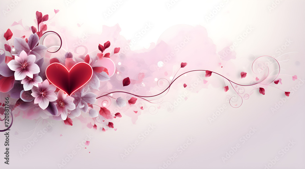 abstract heart background  3d podium for valentine day  valentines day background, social media background for vday, full of romance cards with love