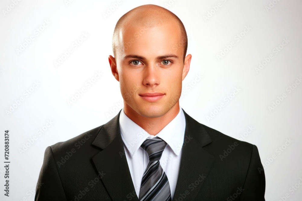 Portrait of a handsome young business man isolated on white background. Portrait of a handsome young business man isolated on white background.