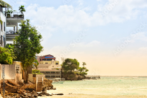 Scenic view of St. Lawrence Bay in Christ Church, Barbados