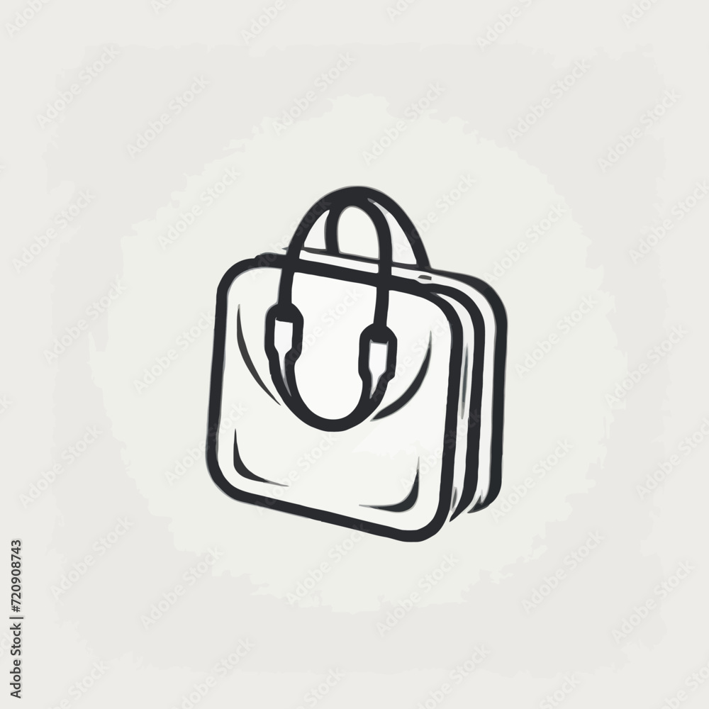 Bag Logo Design Eps Format Very Cool	
