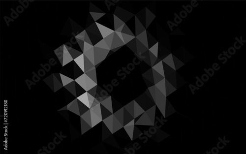 Dark Silver, Gray vector abstract polygonal cover. Colorful abstract illustration with gradient. Completely new template for your business design.