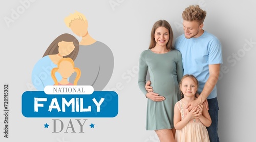 Banner for Happy Family day...