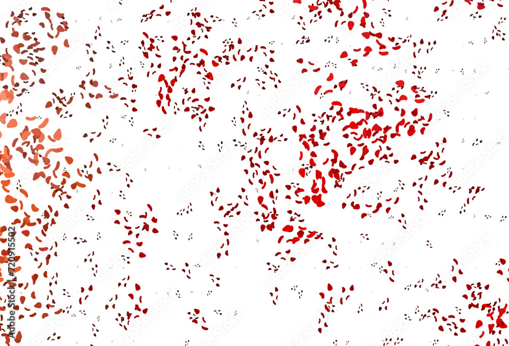 Light Red vector background with abstract forms. Light Red vector background with abstract forms.