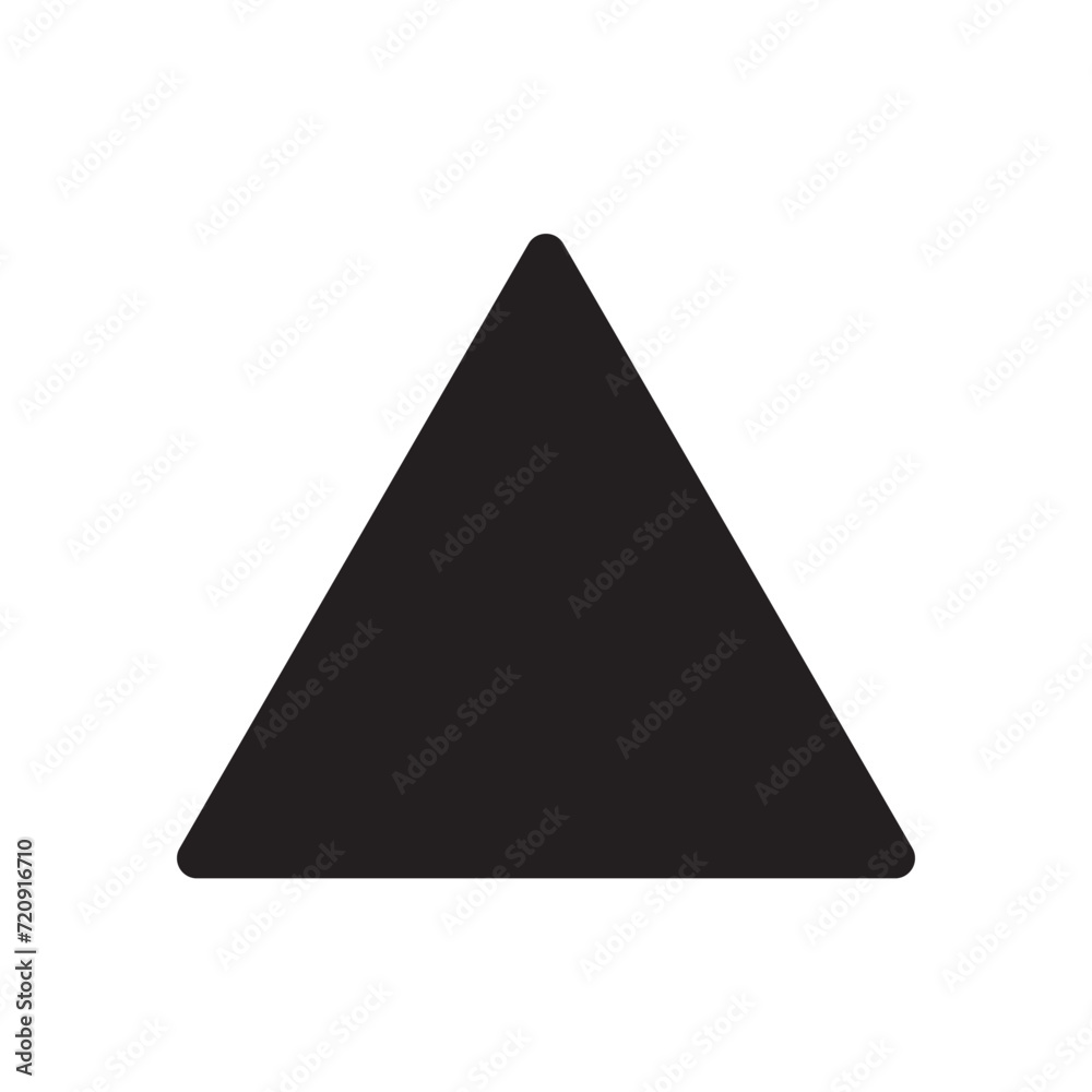 Triangle vector icon isolated on white background, Triangle logo design Triangle vector icon isolated on white background, Triangle logo design