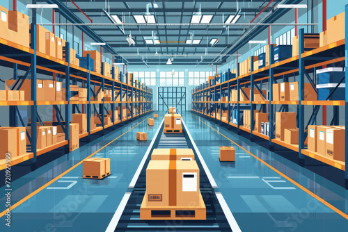 E-commerce Logistics: Fulfillment Centers: Specialized centers for picking, packing