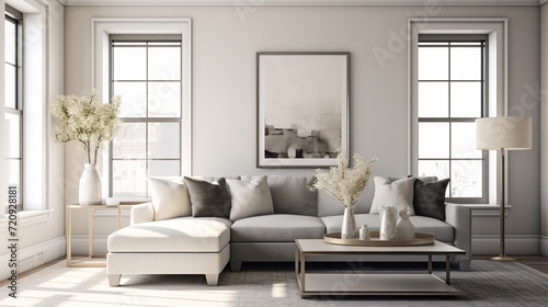 Modern luxury living room interior design inspired by elegant color palette  © Faisal