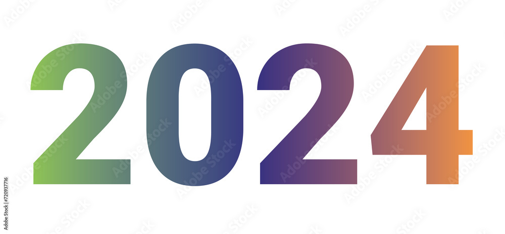 the number two thousand and twenty four with harmonious color gradations which refers to aesthetic and harmonious color combinations based on geometri
the number two thousand and twenty four with harmonious color gradations which refers to aesthetic and harmonious color combinations based on geometri