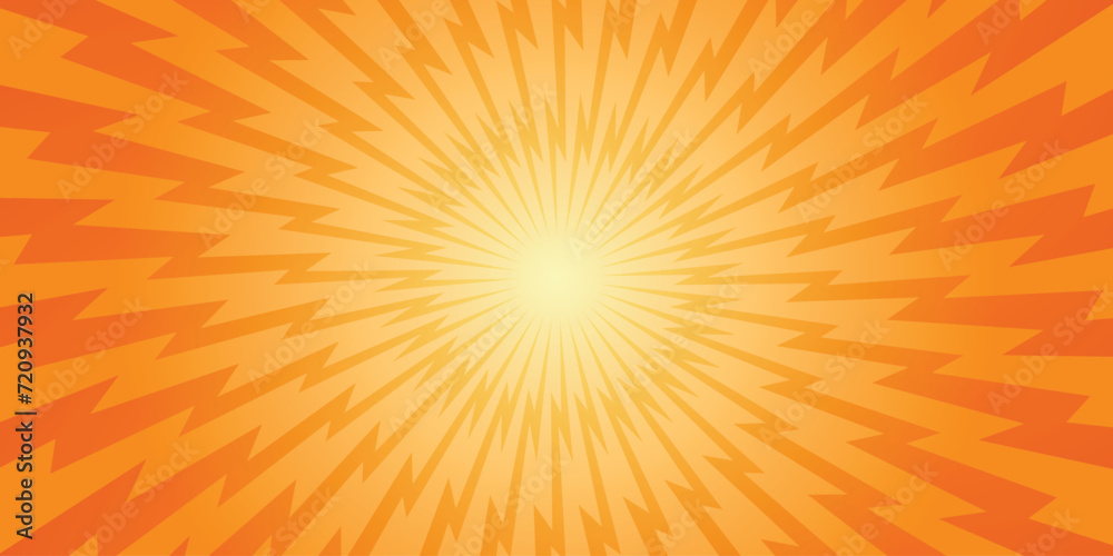 Sunburst sun shine rays vector illustration for many design purposes.