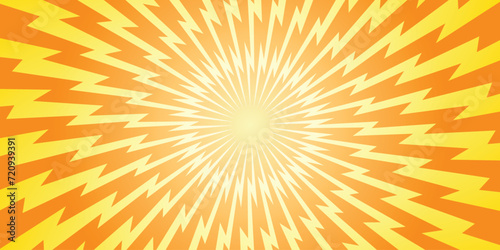 Sun-burst shine rays vector illustration for leaflet  brochure  booklet.