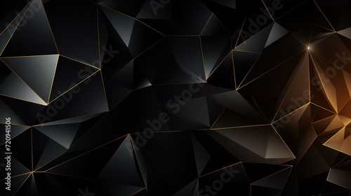 Abstract polygonal background. Triangular modern style for your design Generative AI