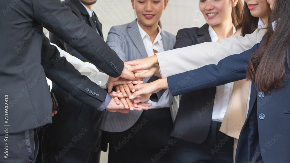 Success Teamwork Concepts, Business people joining hands Success Teamwork Concepts, Business people joining hands