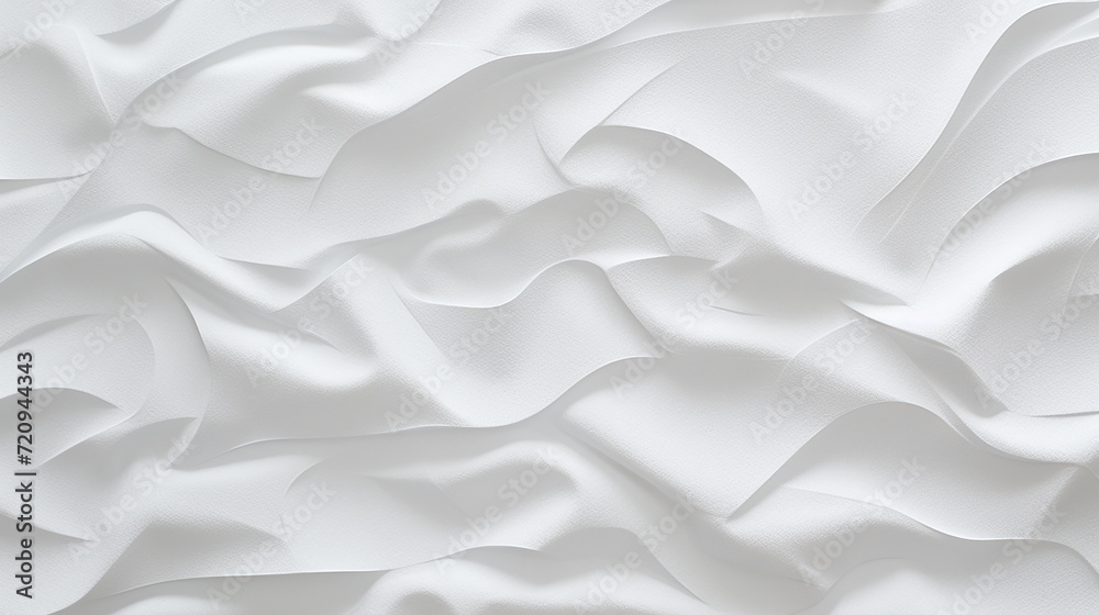 Abstract textured white background with smooth lines