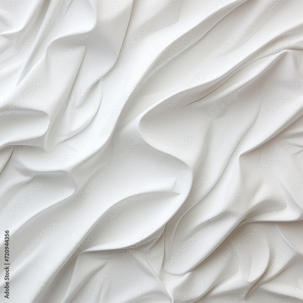 Fototapeta premium Abstract textured white background with smooth lines