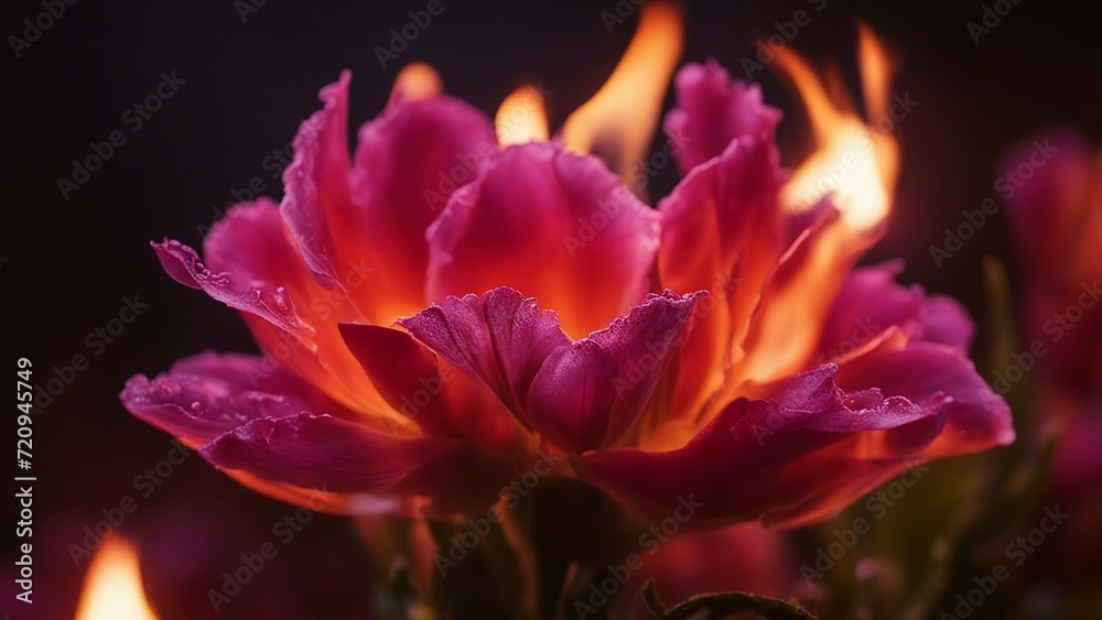 red and yellow flower A flaming flower, a stunning and dramatic sight, red and yellow flower A flaming flower, a stunning and dramatic sight,
