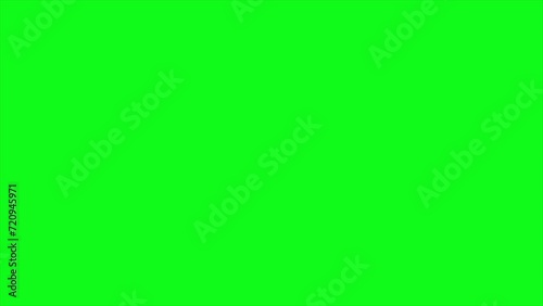 Barcode scanner, QR code. Isolated on green background 4k animation, Chroma key