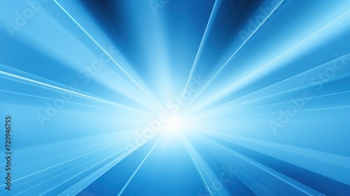 Abstract blue background. Light rays. illustration for your design. Generative AI