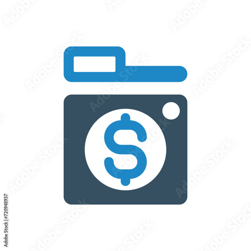 money laundering icon vector illustration photo